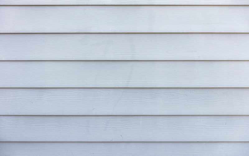 Close-up of horizontal siding panels